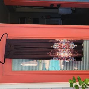 Gorgeous Brown Strapless Maxi Dress